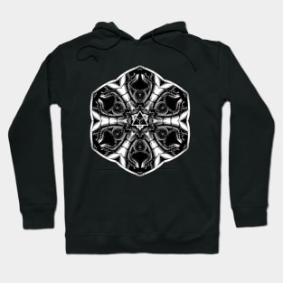 Alien kaleidoscope mandala Hoodie